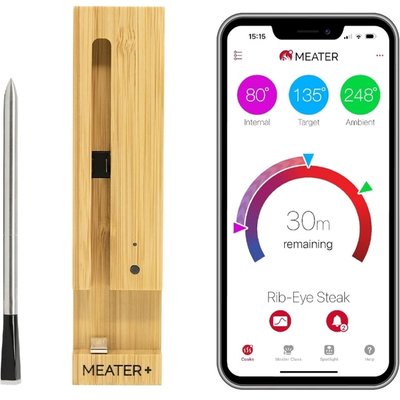 Meater Plus Other - Men gifts Traeger MEATER Plus Bluetooth Wireless Meat Thermometer BarBQ